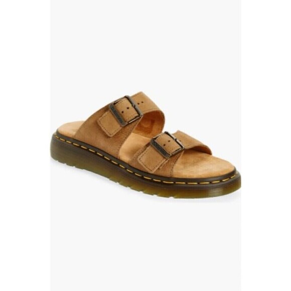 Dr Martens Josef Sandals Mens Sz 9 Womens Sz 10 Double Buckle Slide Sandal - Picture 1 of 7